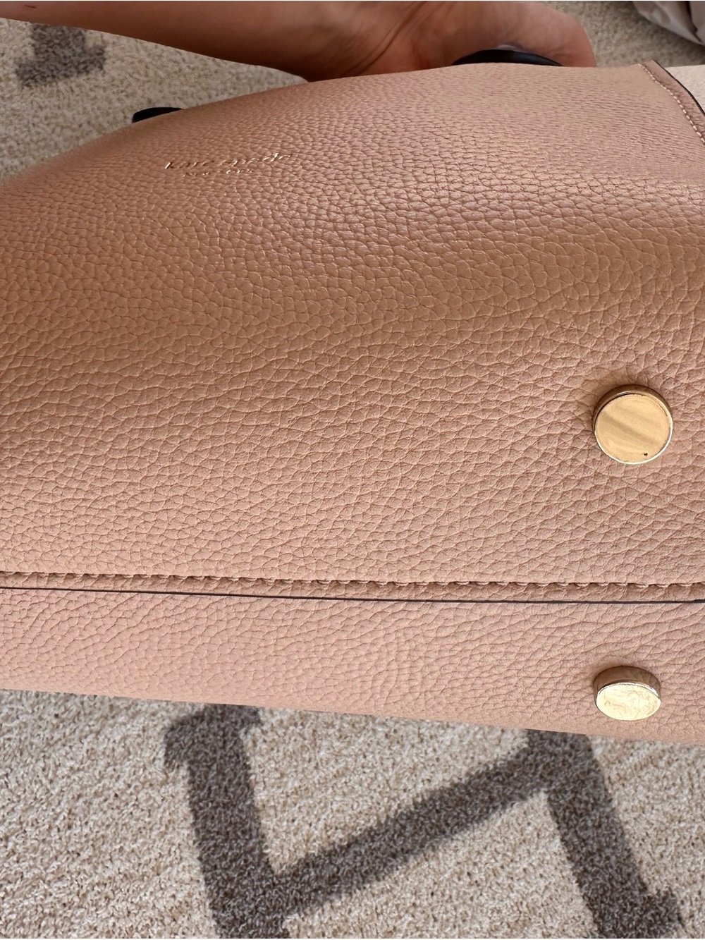 kate spade Two-Tone Pebbled Leather medium grace satchel - Picture 3 of 14